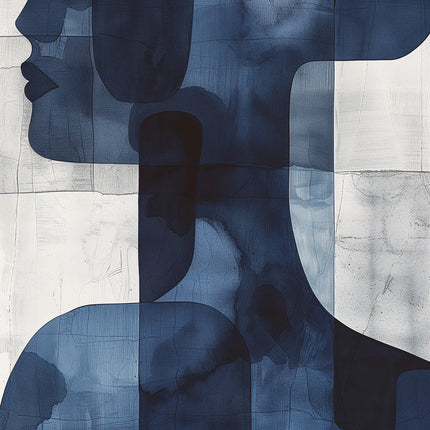 Abstracte Vrouw canvas schilderij – afbeelding 5