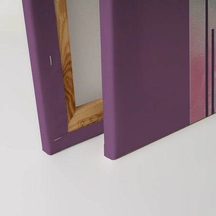 Metropolis Plum canvas schilderij – afbeelding 4