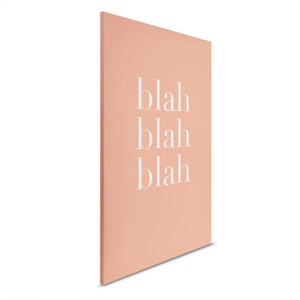 Blah Blah Blah canvas schilderij – afbeelding 6