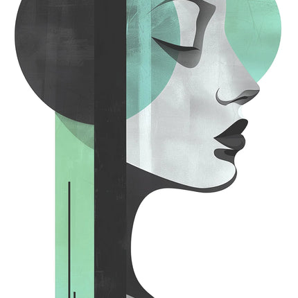 Metropolis Aqua canvas schilderij – afbeelding 5