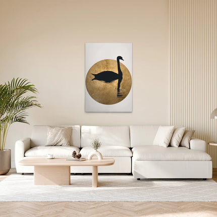 De Zwaan canvas schilderij – afbeelding 3