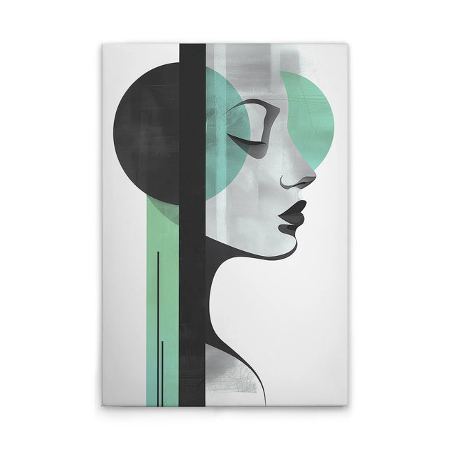 Metropolis Aqua canvas schilderij – afbeelding 7