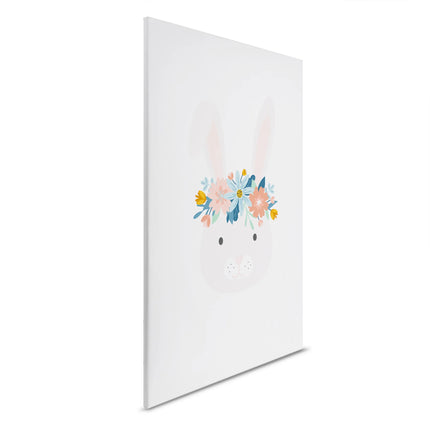 Flower Bunny canvas schilderij – afbeelding 6