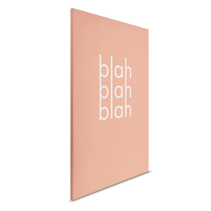 Blah Blah Blah canvas schilderij – afbeelding 6