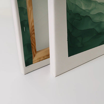 Aquarel Boom canvas schilderij – afbeelding 4