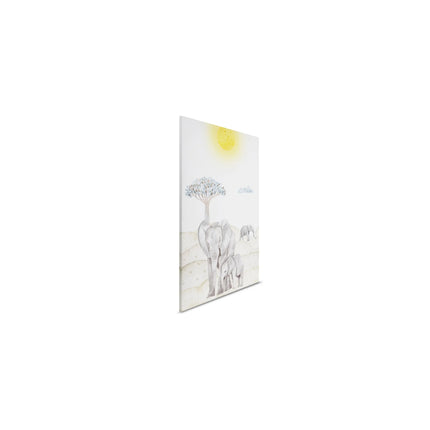 Safari Squad Olifanten canvas schilderij – afbeelding 6