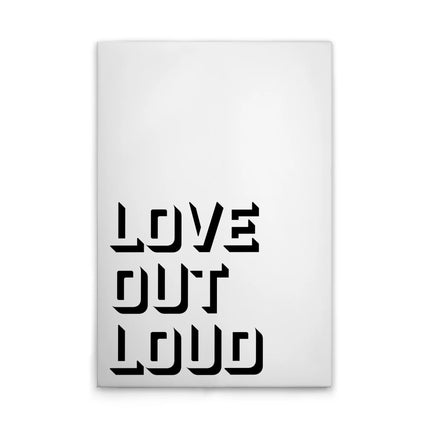 Love Out Loud canvas schilderij – afbeelding 1