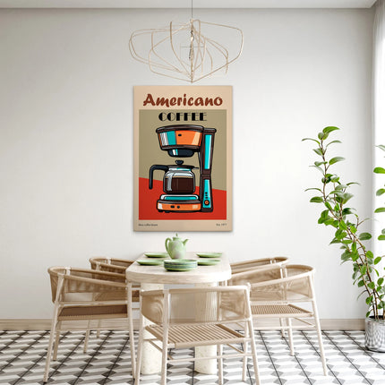 Americano canvas schilderij – afbeelding 3
