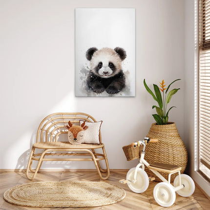 Baby Panda canvas schilderij – afbeelding 3