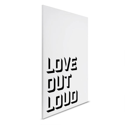 Love Out Loud canvas schilderij – afbeelding 6