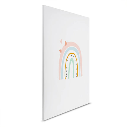 Regenboog canvas schilderij – afbeelding 6
