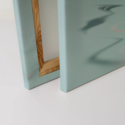 Flamingo in het Water canvas schilderij – afbeelding 4