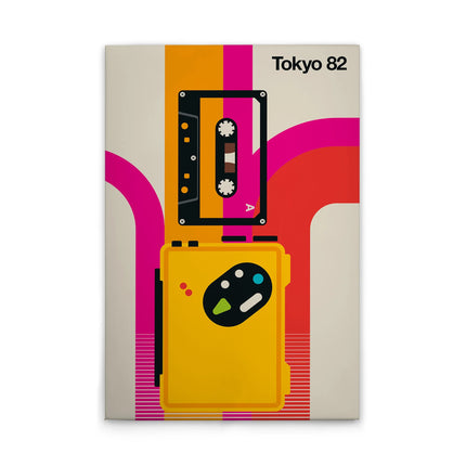 Tokyo 82 canvas schilderij – afbeelding 1