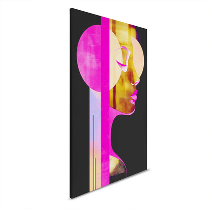 Metropolis Neon canvas schilderij – afbeelding 6