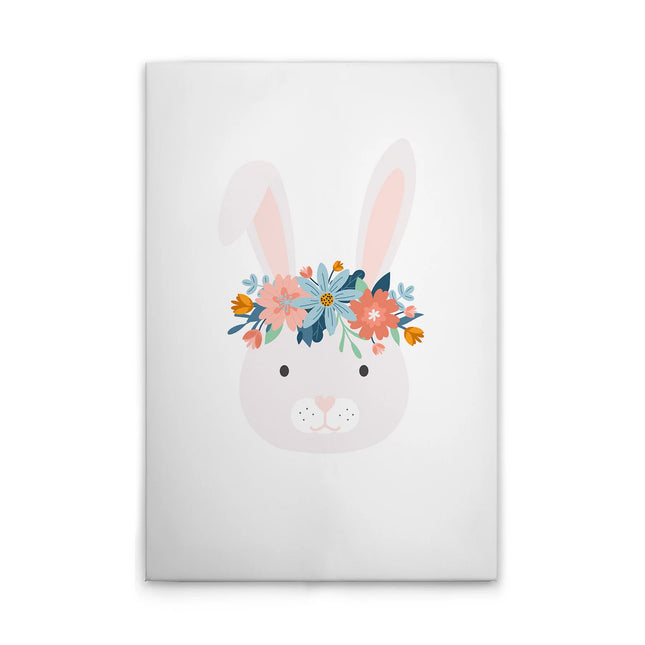 Flower Bunny canvas schilderij – afbeelding 7