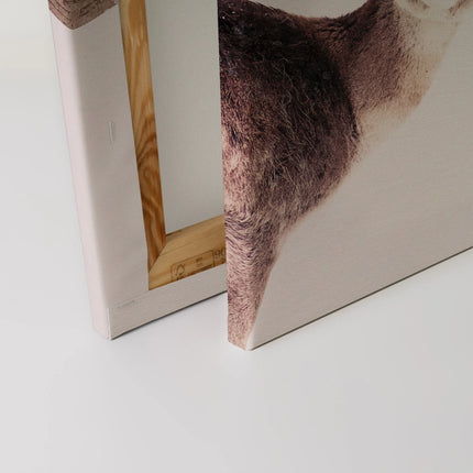 Deer Rose canvas schilderij – afbeelding 4