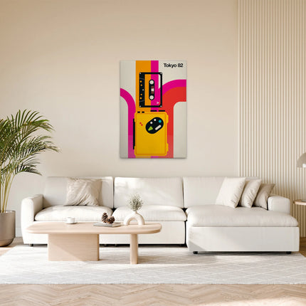 Tokyo 82 canvas schilderij – afbeelding 3
