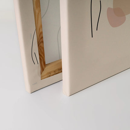 Silhouette canvas schilderij – afbeelding 4
