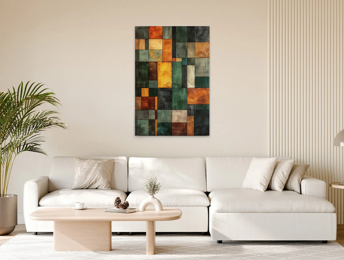 Block Art Chess canvas schilderij – afbeelding 3