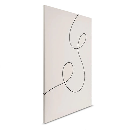 Lijnen canvas schilderij – afbeelding 6