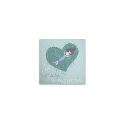 Zeemeermin canvas schilderij – afbeelding 1