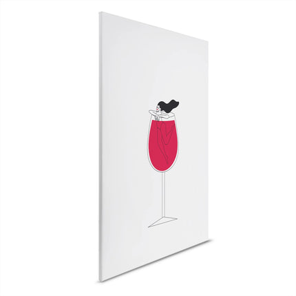 Wine Love canvas schilderij – afbeelding 6