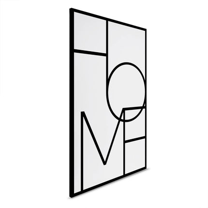 Home canvas schilderij – afbeelding 1