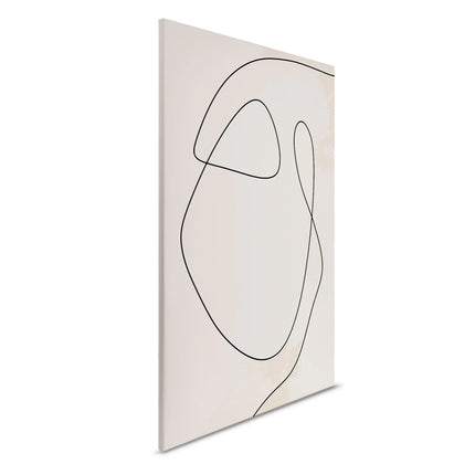 Lijnen canvas schilderij – afbeelding 6