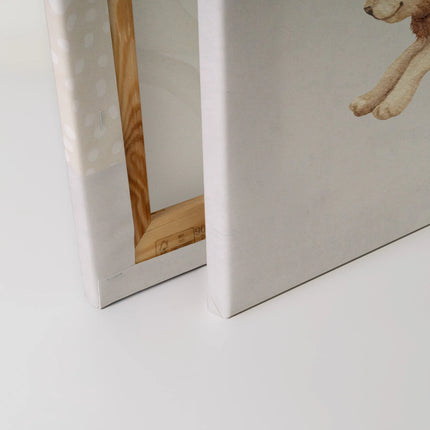 Playful Circus Leeuw canvas schilderij – afbeelding 4