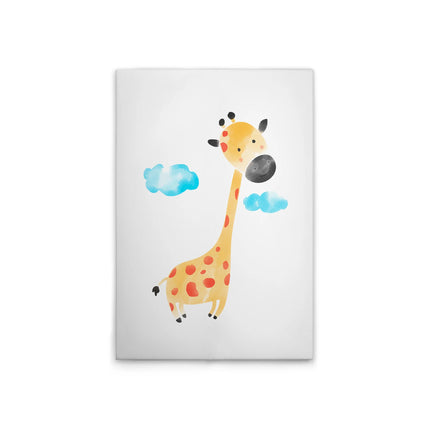 Aquarel Giraf canvas schilderij – afbeelding 1