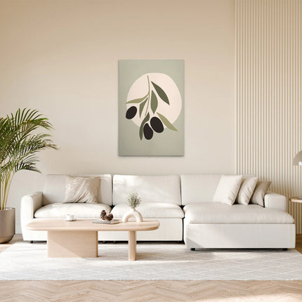 Olijf canvas schilderij – afbeelding 3