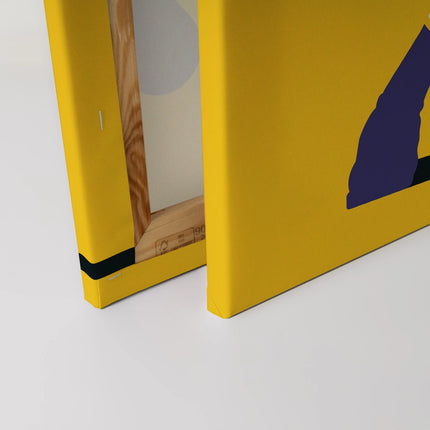 Retro Basketbalspeler canvas schilderij – afbeelding 4