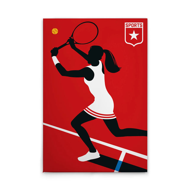 Tennisspeler canvas schilderij – afbeelding 7