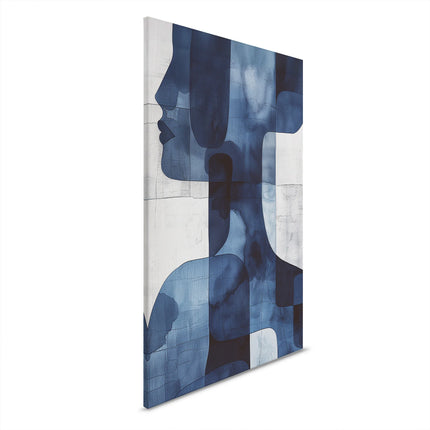 Abstracte Vrouw canvas schilderij – afbeelding 6