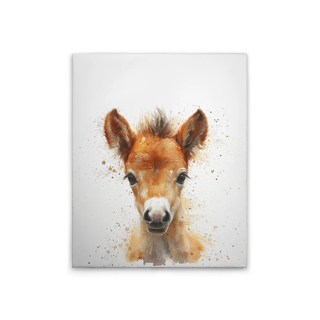 Veulen canvas in wit, bruin en beige – detail 7