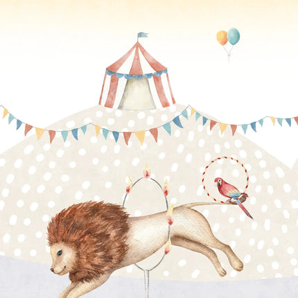 Playful Circus Leeuw canvas schilderij – afbeelding 5