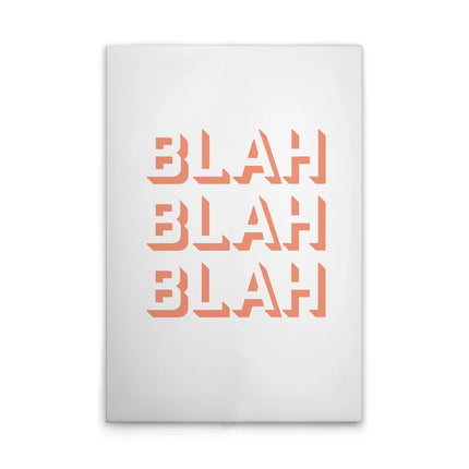 Blah Blah Blah canvas schilderij – afbeelding 1