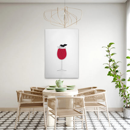 Wine Love canvas schilderij – afbeelding 3