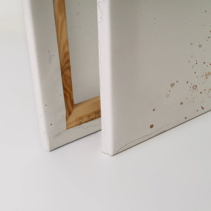 Veulen canvas in wit, bruin en beige – detail 4