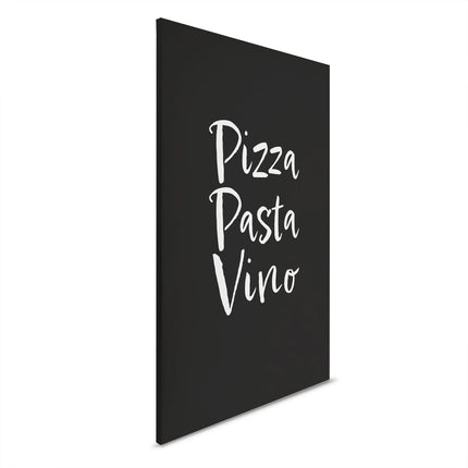 Pizza Pasta Vino canvas schilderij – afbeelding 6