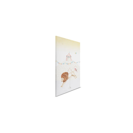 Playful Circus Leeuw canvas schilderij – afbeelding 6