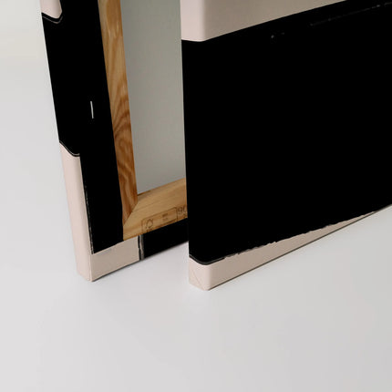 Penseelstreek canvas schilderij – afbeelding 4