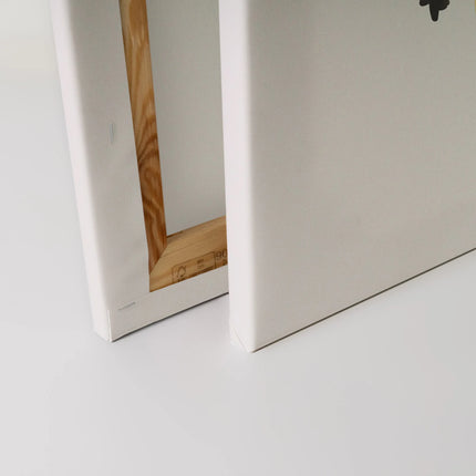 Aquarel Giraf canvas schilderij – afbeelding 4