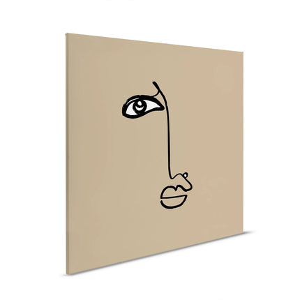 Faces canvas schilderij – afbeelding 6