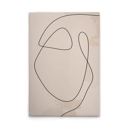 Lijnen canvas schilderij – afbeelding 1