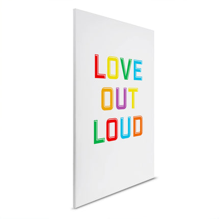 Love Out Loud canvas schilderij – afbeelding 6