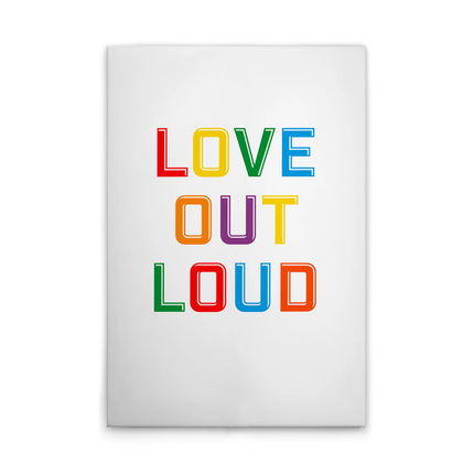 Love Out Loud canvas schilderij – afbeelding 1