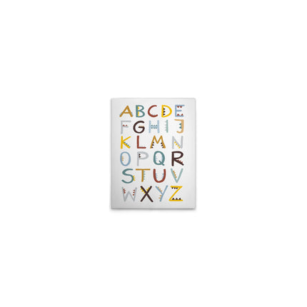 Kinderkamer canvas Hey Dude met letters en dinosaurus