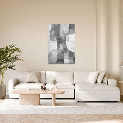Abstracte Vrouw canvas schilderij – afbeelding 3