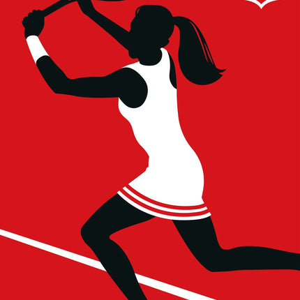 Tennisspeler canvas schilderij – afbeelding 5